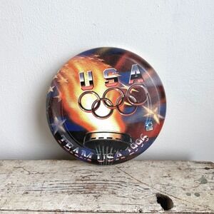 Vintage 1996 Atlanta Olympic Games Team USA Flying Disc Frisbee USOC Licensed